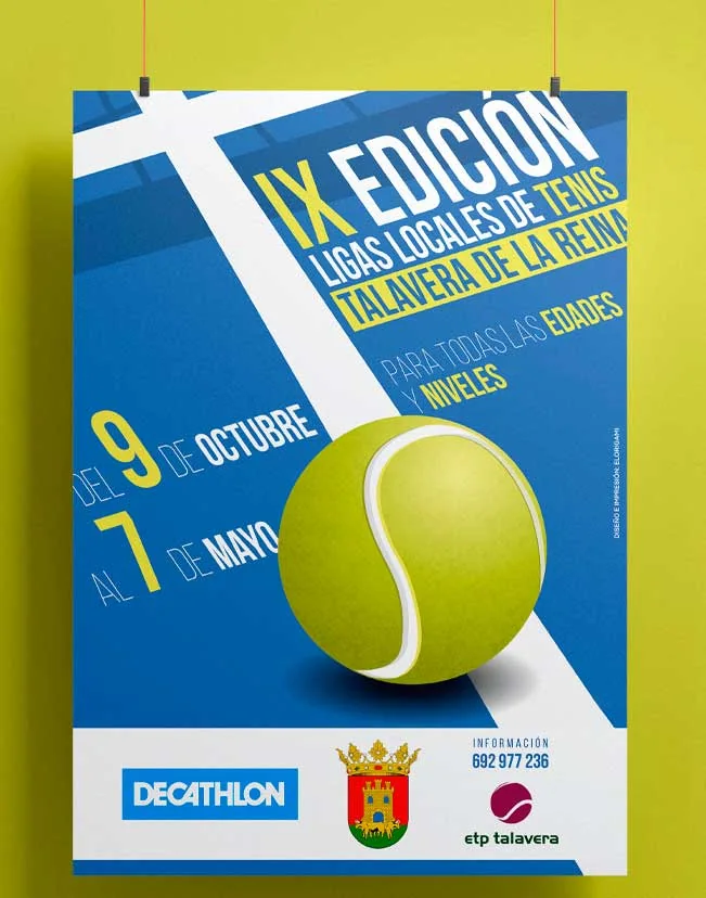 Cartel Tenis